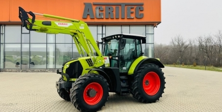 CLAAS ARION 650 + FL 120: универсалният трактор с челен товарач за тежката работа в стопанството