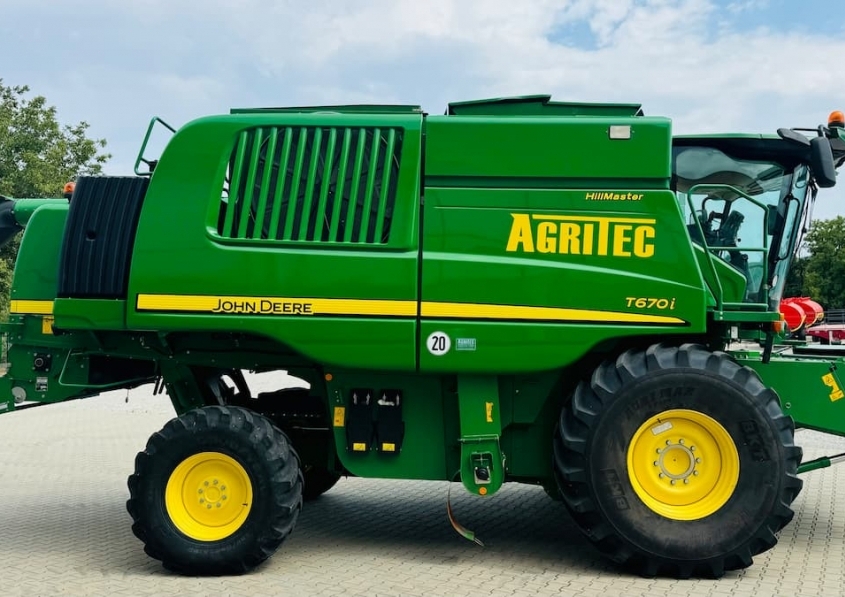 John Deere T670i HillMaster + 630R + рапично приспособление