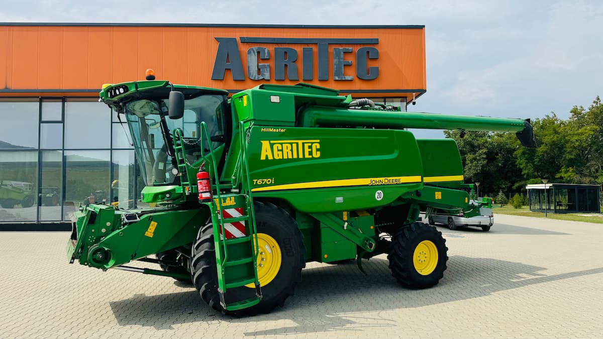 John Deere T670i HillMaster + 630R + рапично приспособление